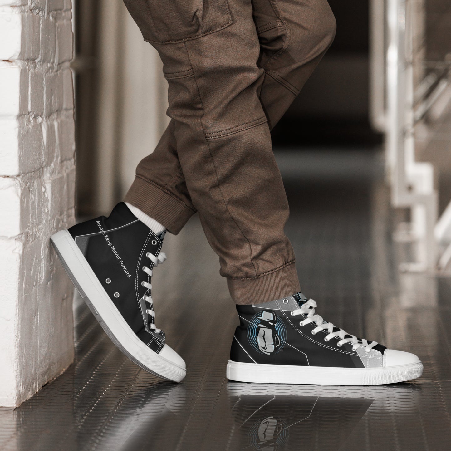 Da Don's Unisex high top canvas shoes