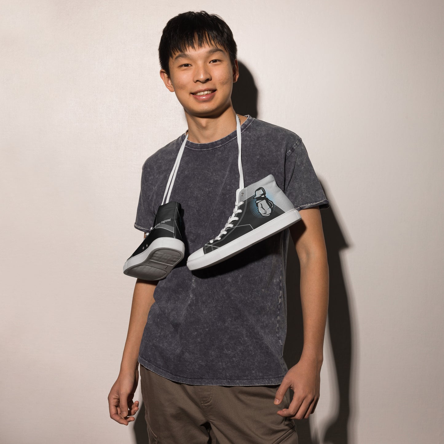 Da Don's Unisex high top canvas shoes